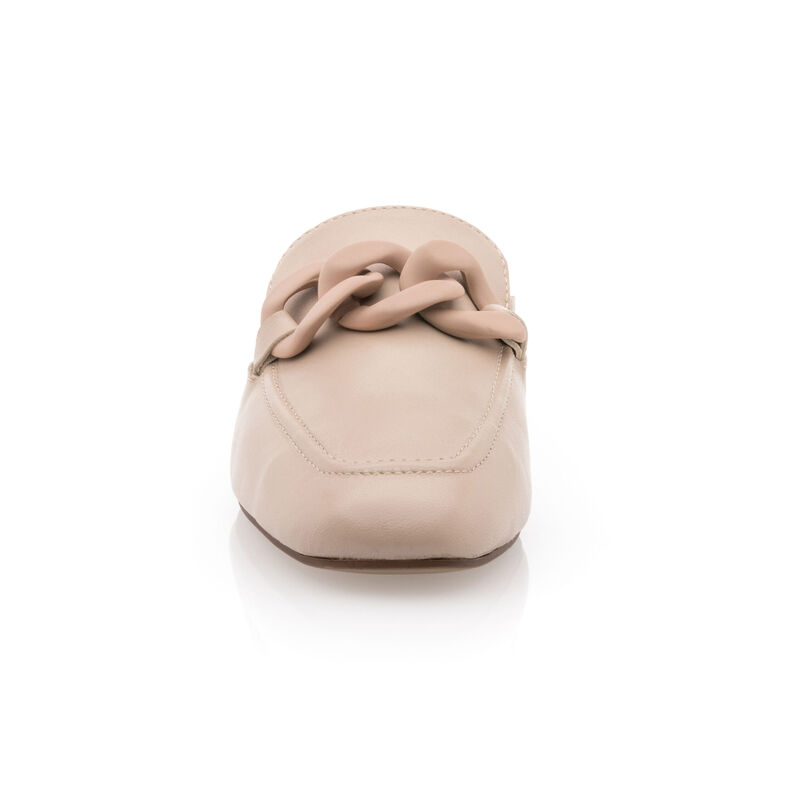 Zuecos/mules beige para mujer