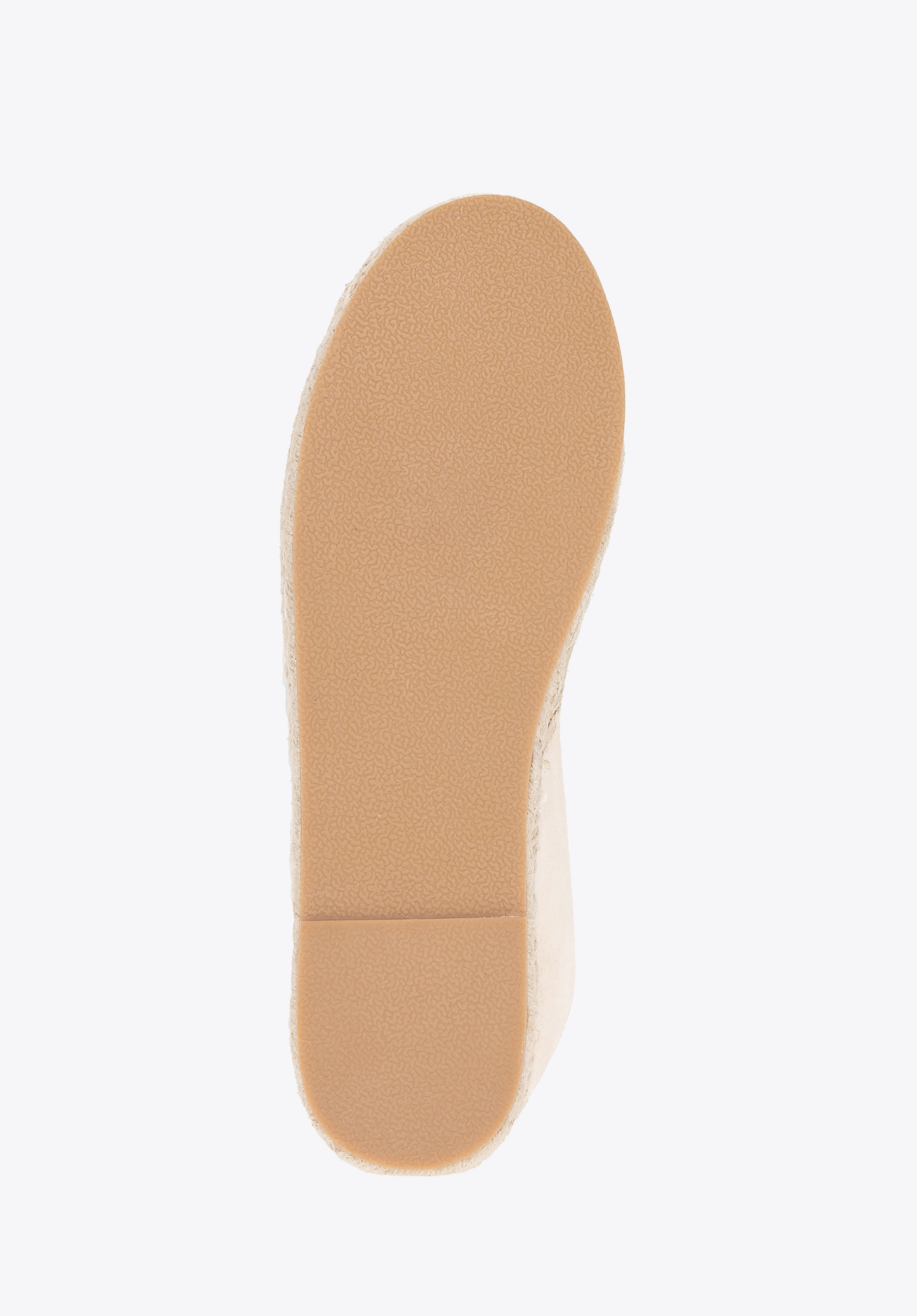 Damskie espadryle z biżuteryjną ozdobą jasny beż