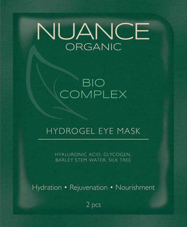 Masque contour des yeux bio Nuance pour tous types de peau (2 pièces) - Masque hydratant