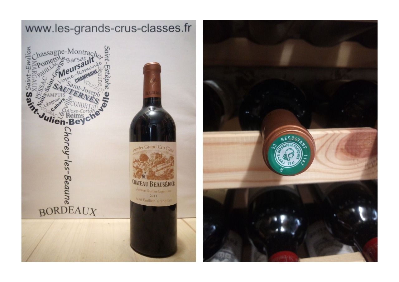 Château Beauséjour Duffau Lagarrosse 2011 - Grand Cru Classé B - Saint Emilion Grand Cru - 1 x 75 cl - Rouge