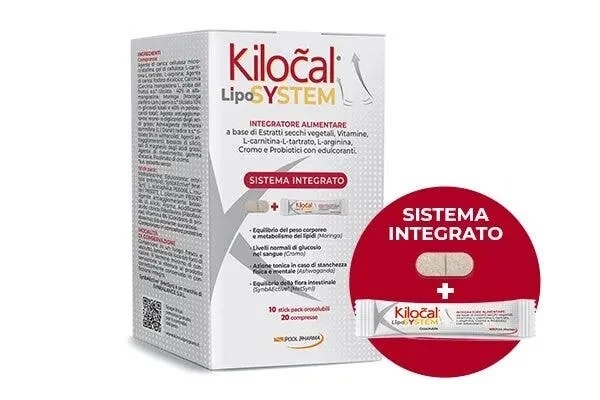 KILOCAL Kilocal Lypo Syst 20 comprimidos + 10 sobres Efecto favorable sobre la flora bacteriana