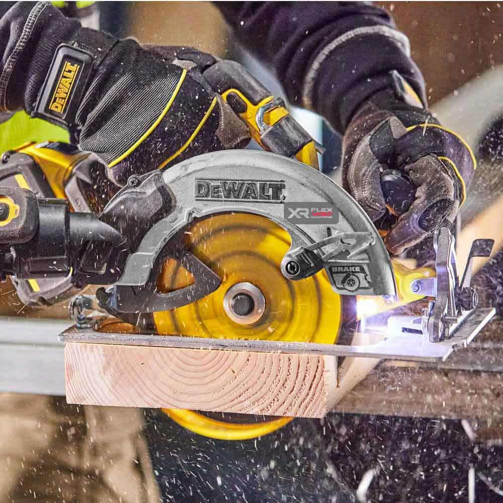 DEWALT 18V Brushless XR FLEXVOLT Advantage 6,0Ah Kreissägen-Set DCS573T1-XE
