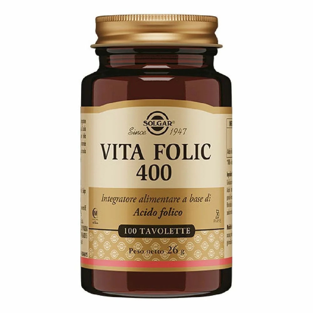SOLGAR Vita Folic 400 100 tabletten foliumzuur