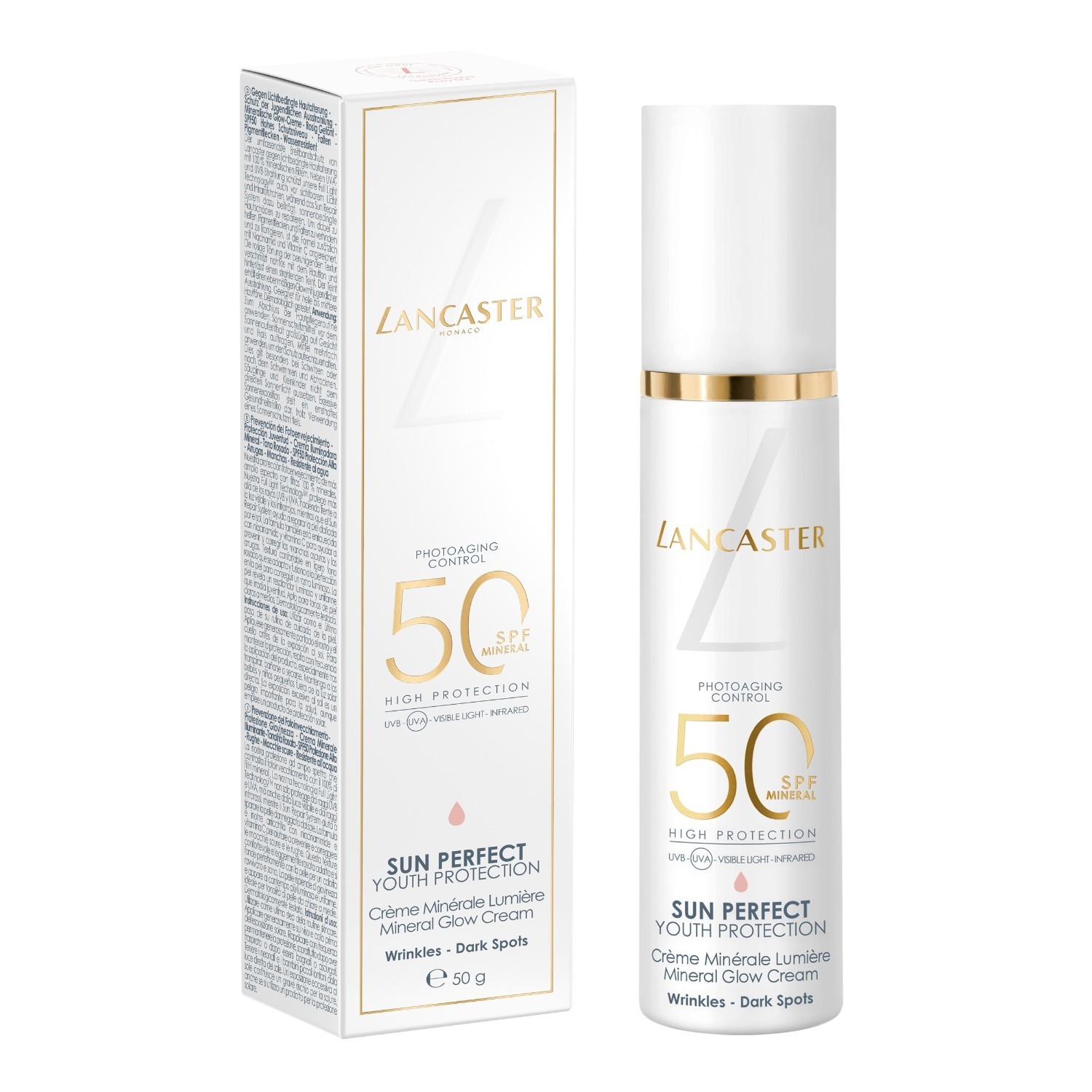 Lancaster Sun Perfect mineralna krema za sjaj SPF 50 - 50 ml