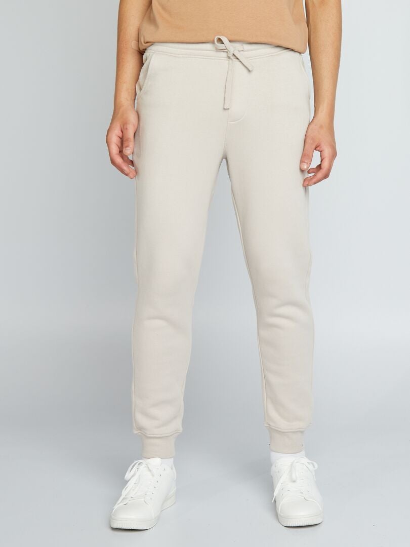 Joggingbroek van sweatstof - - GRIJS
