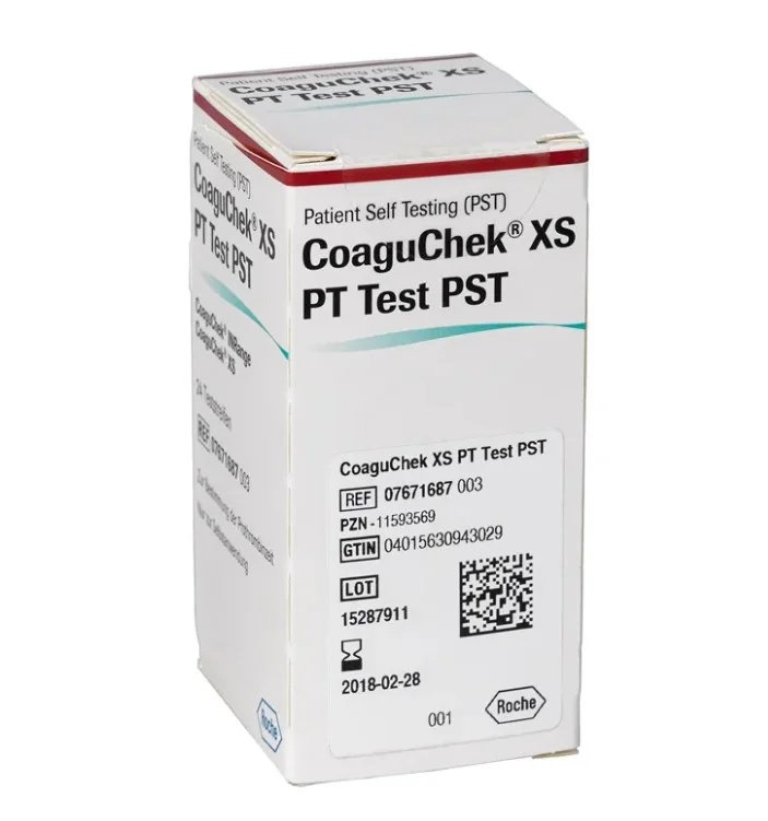 Roche CoaguChek XS PT Test PST Teststreifen 24 Streifen