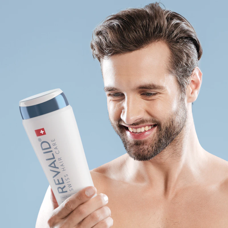Revalid Shampoo Anticaspa, shampoo calmante para couro cabeludo sensível.