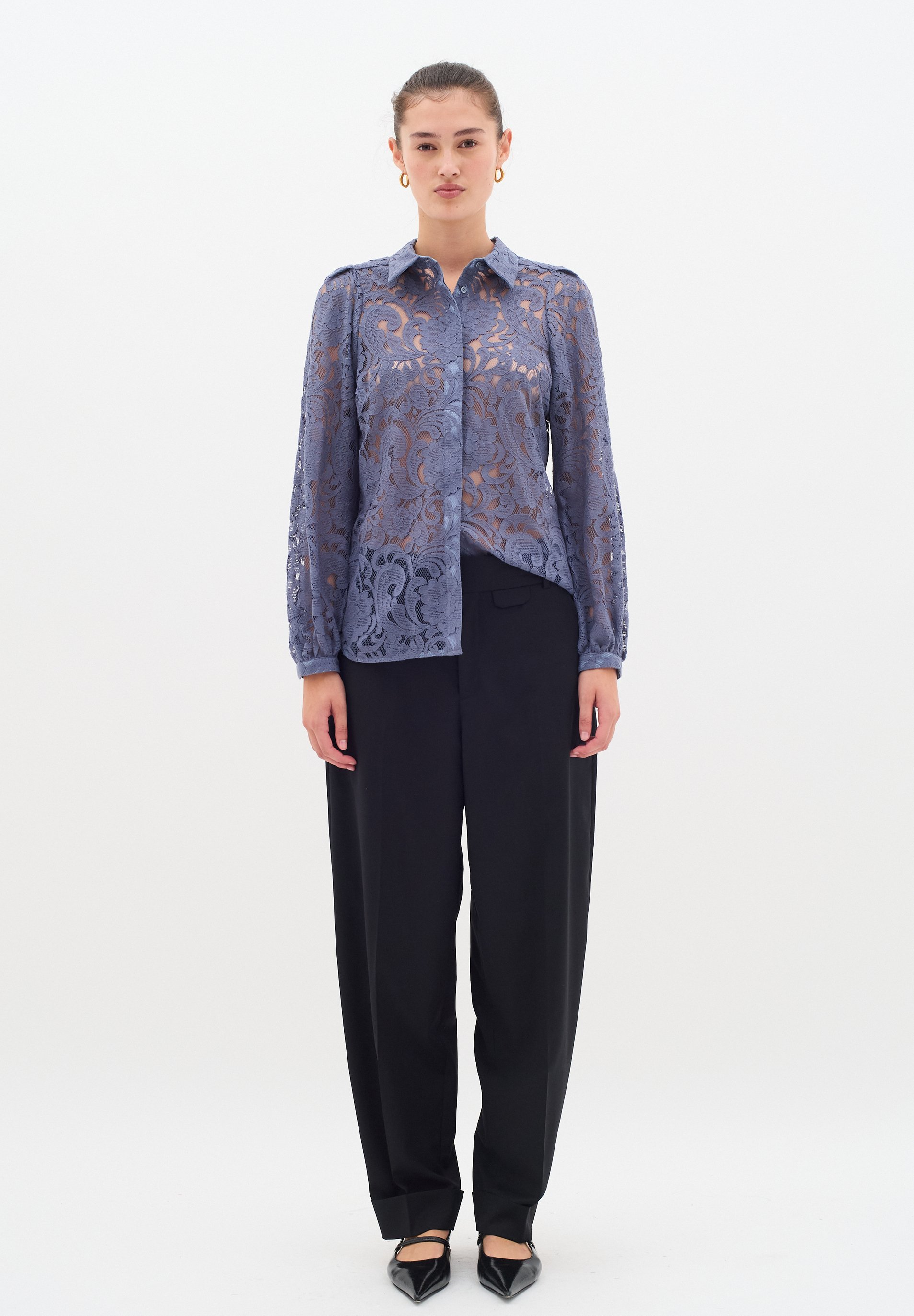 InWear MADDY - Chemisier boutonné - grisaille