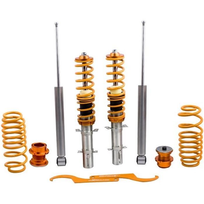 Kit sospensioni MAXPEEDINGRODS con ammortizzatori per telaio coilover VW Volkswagen Golf 4 MKIV.