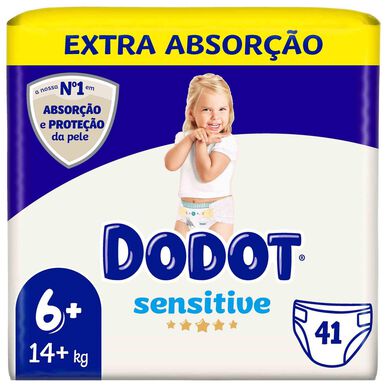 Dodot jautrios kūdikių sauskelnės 14 kg T6 41 vnt. 41 vnt.