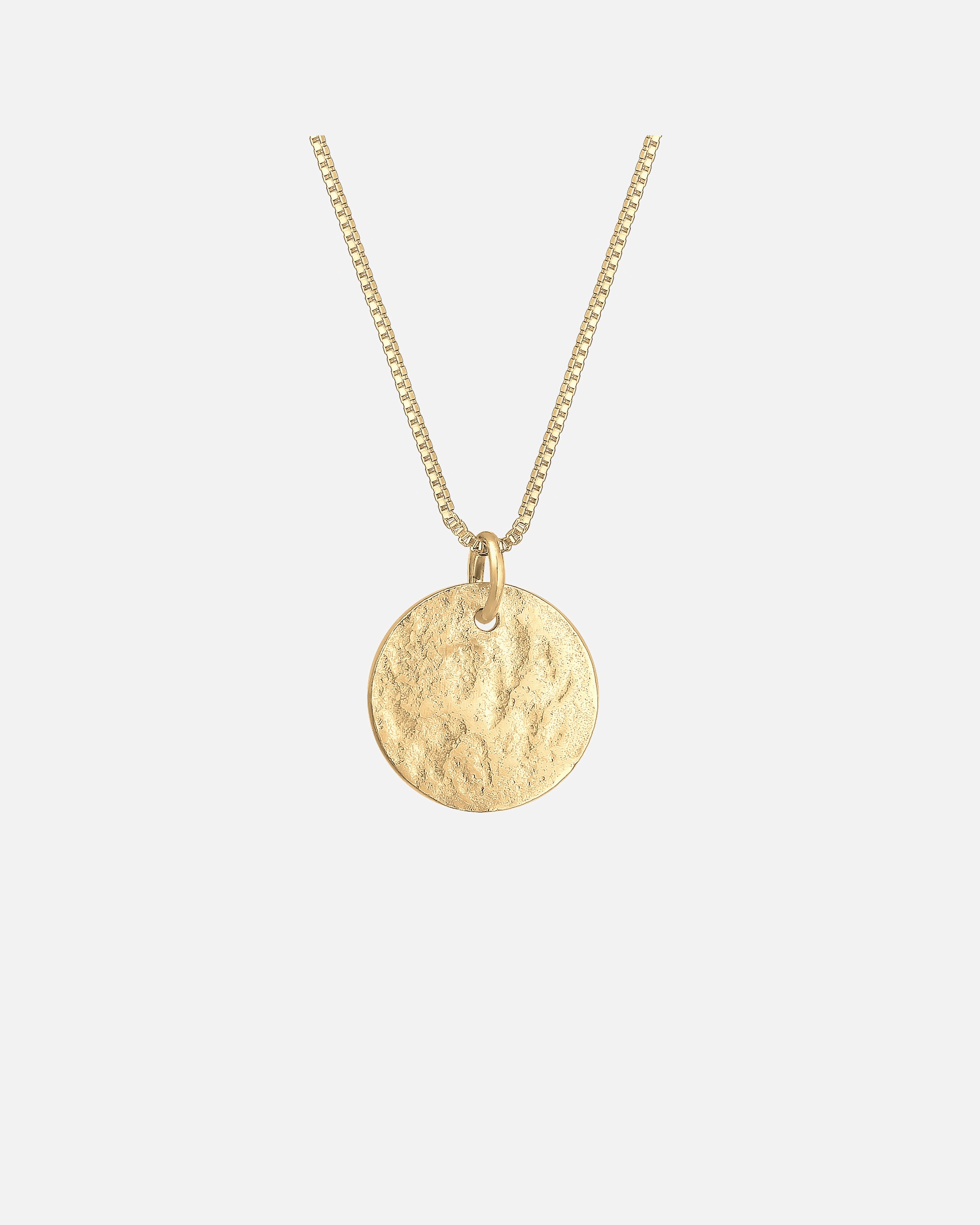 Elli Femmes Pendentif Plaquette Martelé en Argent Sterling 925