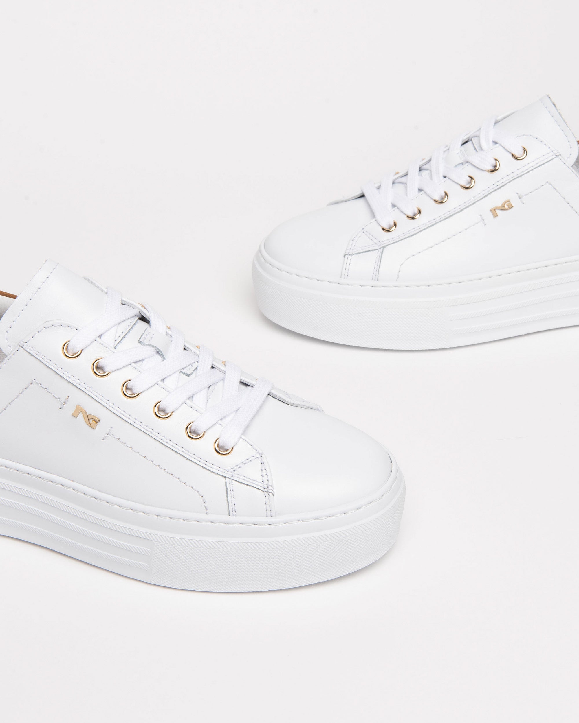 Baskets en cuir et daim pour femmes