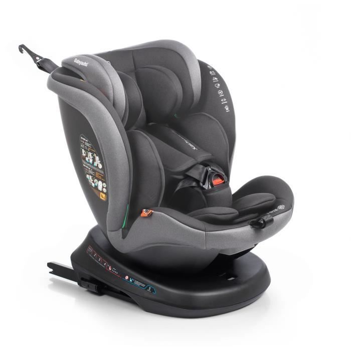 Cadeira auto - BABYAUTO - RODIA - Grupo 0/1/2/3 - 40/150 cm - I-Size Plus - Isofix - Giratória - Reclinável - Redutora - Cinza