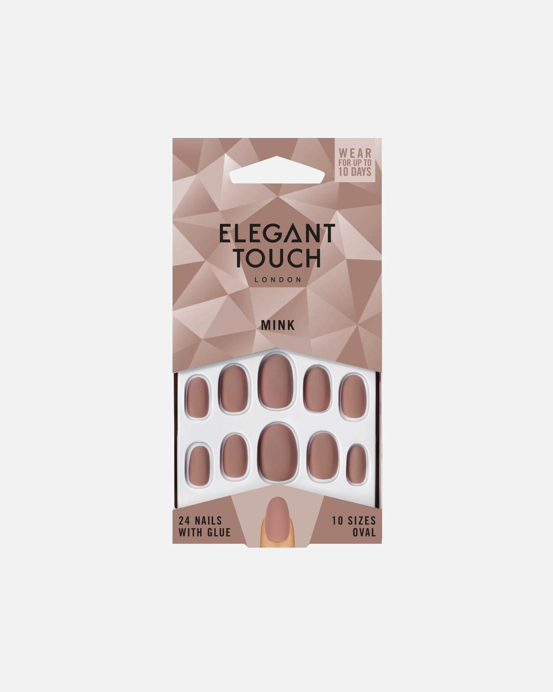 Umjetni nokti Elegant Touch Mink Nude - 1 komad