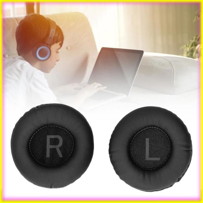Almohadillas universales Keenso de 75 mm para auriculares - Almohada flexible de repuesto para AR y LR Characters, fácil de acoplar al sonido del proyector.