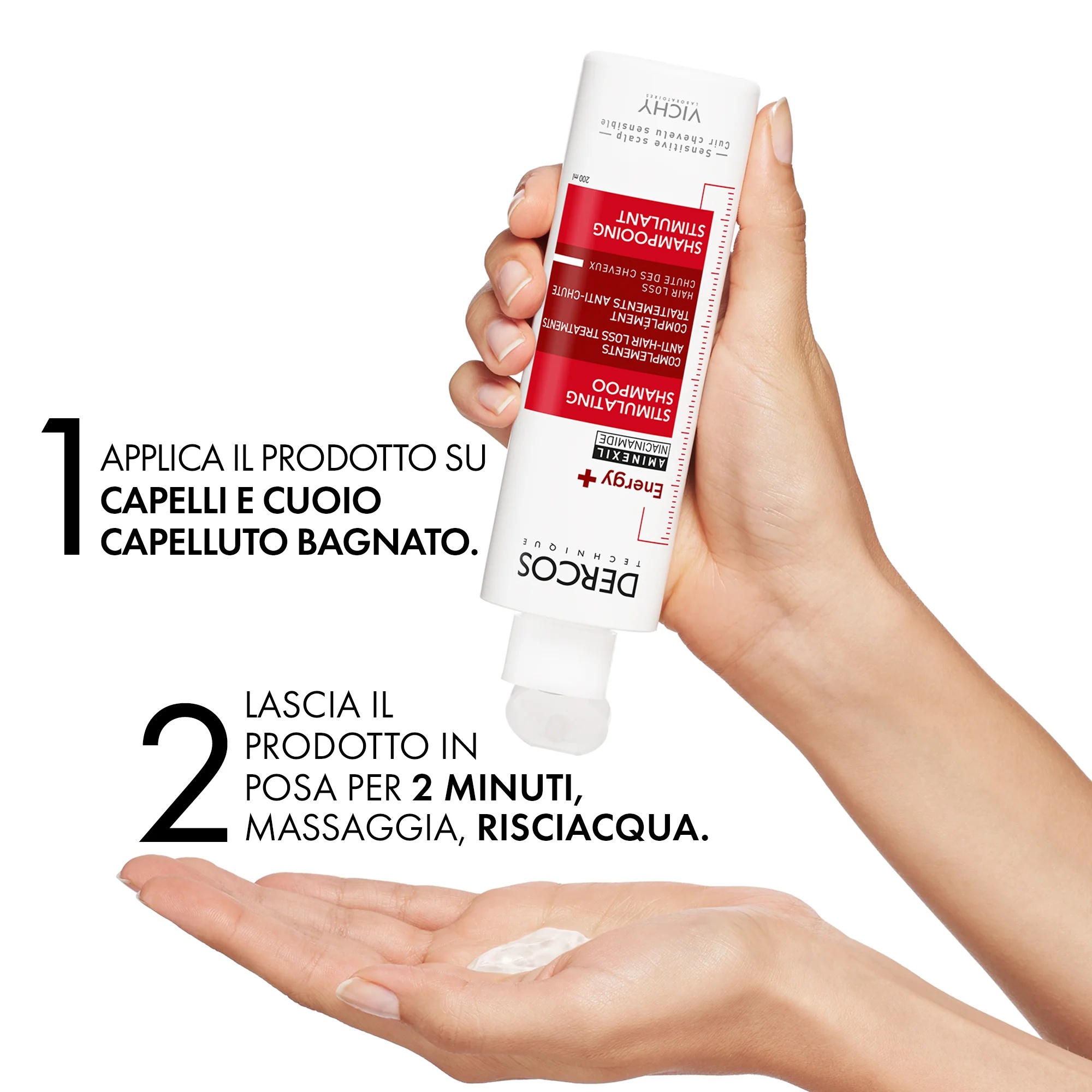 Vichy Dercos Shampoo Energizante 400 ml Combate a queda de cabelo