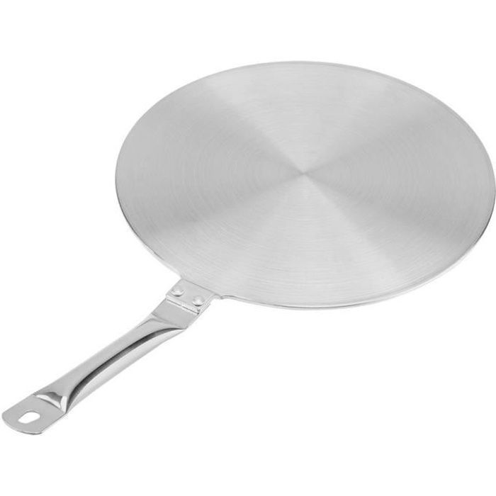 Adaptador de placa de conducción de calor de acero inoxidable para placa de inducción (20 cm) - TAM