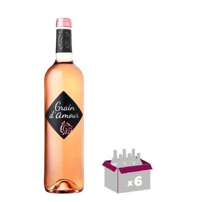 Grain d'Amour - Vino rosado dulce del suroeste x6