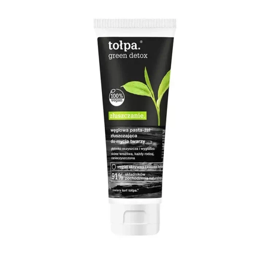 Tołpa Green Detox węglowa pasta-żel do mycia twarzy 125ml
