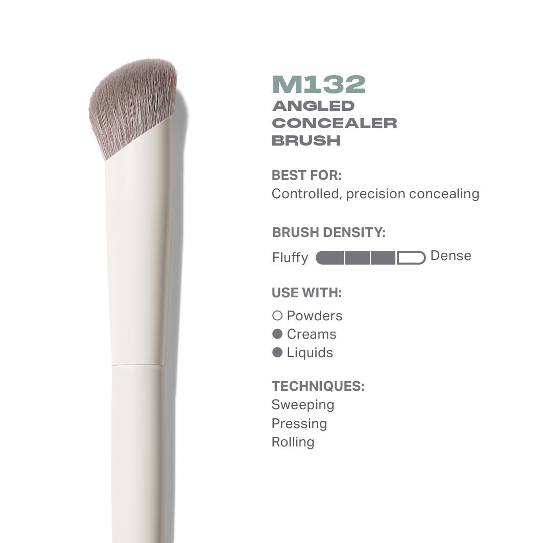 Pinceau correcteur Morphe M132, pinceau biseauté pour correcteur – 1 pièce