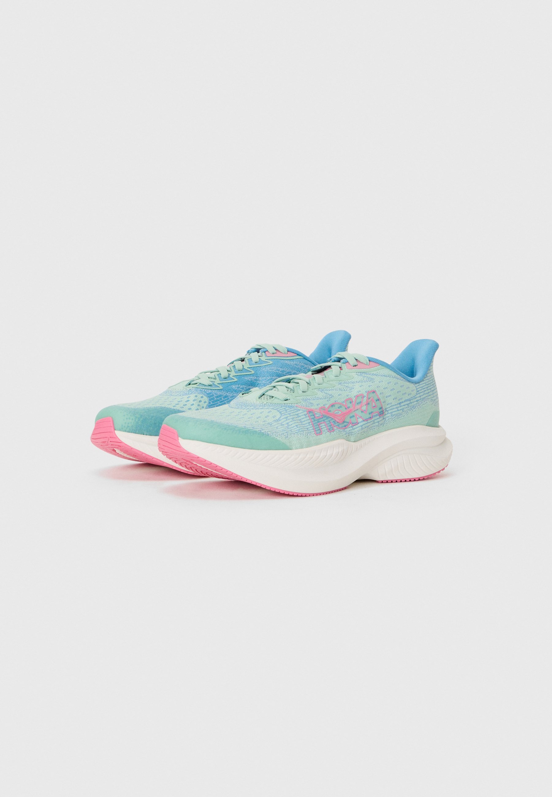 HOKA MACH 6 UNISEX - Scarpe da corsa su strada - giada/blu alpino