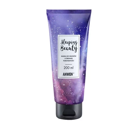 Anwen Sleeping Beauty maska nocna do włosów o średniej porowatości 200 ml