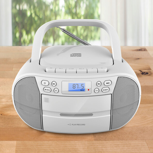 Φορητό Boombox CB-1, λευκό