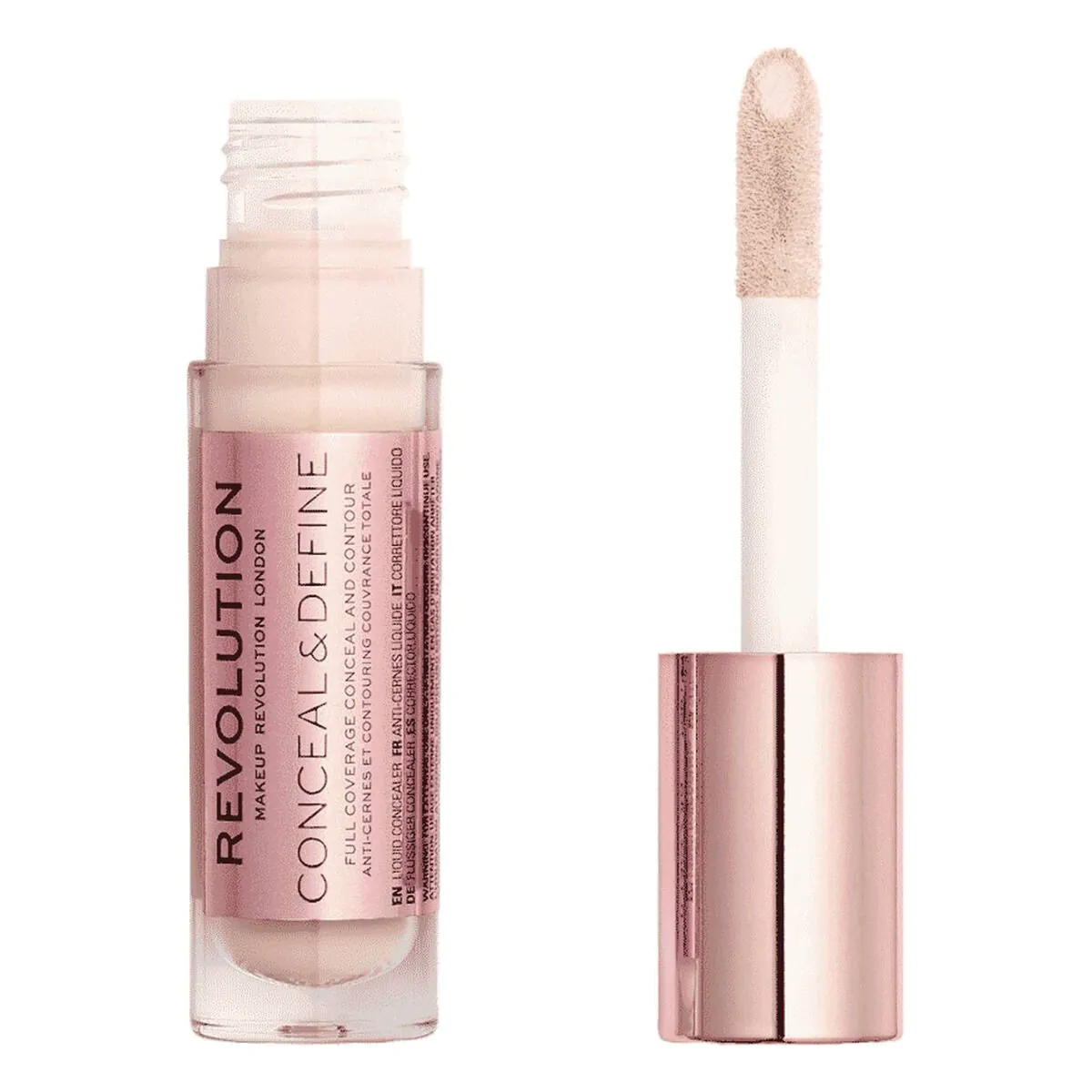 MAKEUP REVOLUTION Conceal & Define Korektor do twarzy C0.7 4ml