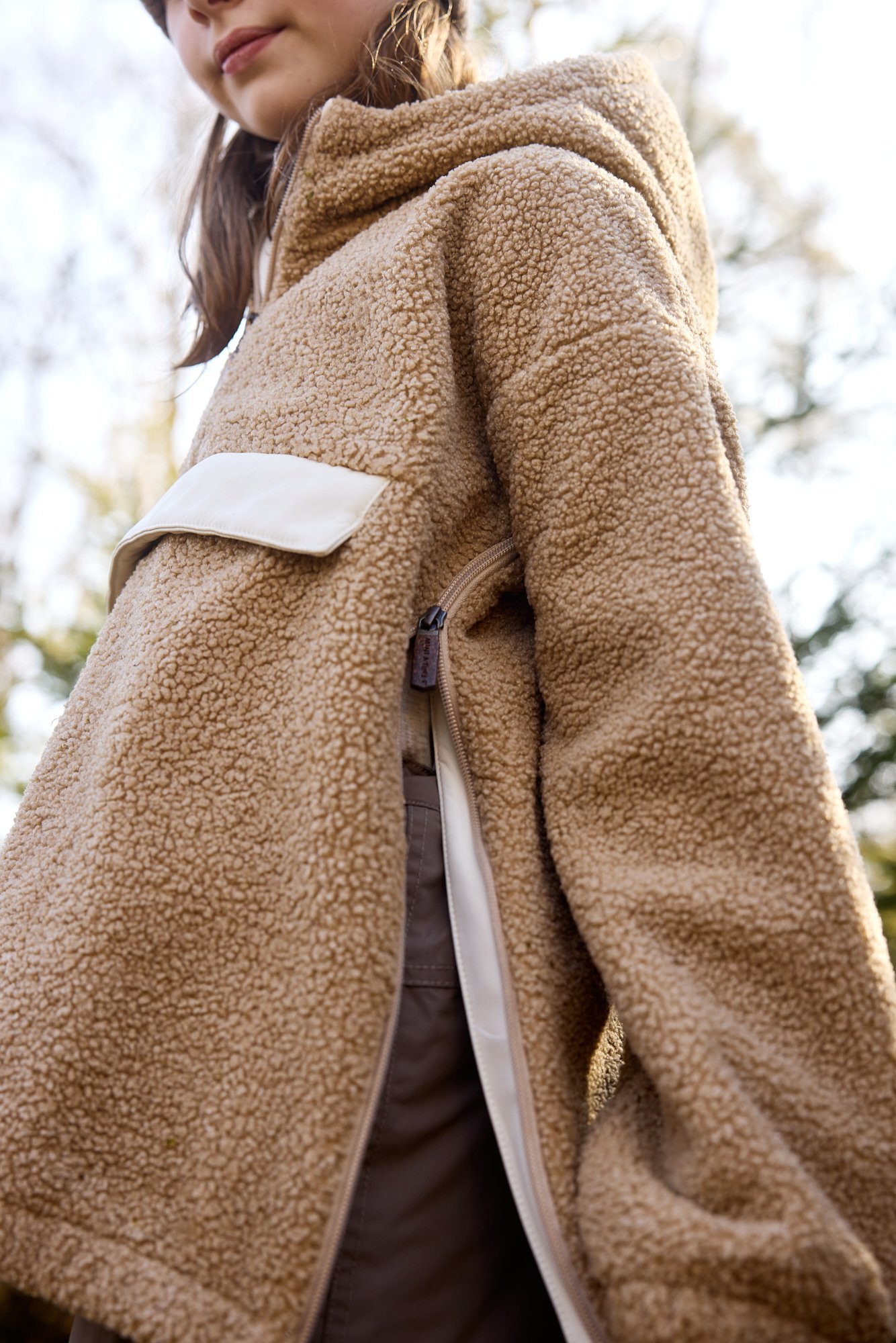 MINI A TURE MATARMAN UNISEX - Hoodie - travertine beige