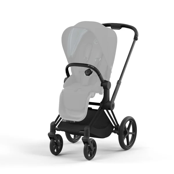Cybex Priam V4 Stroller Set Tan with matte black frame