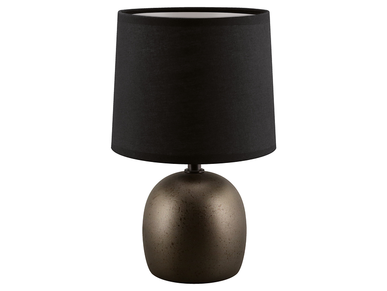 Lampa stołowa Atena ceramiczna czarna