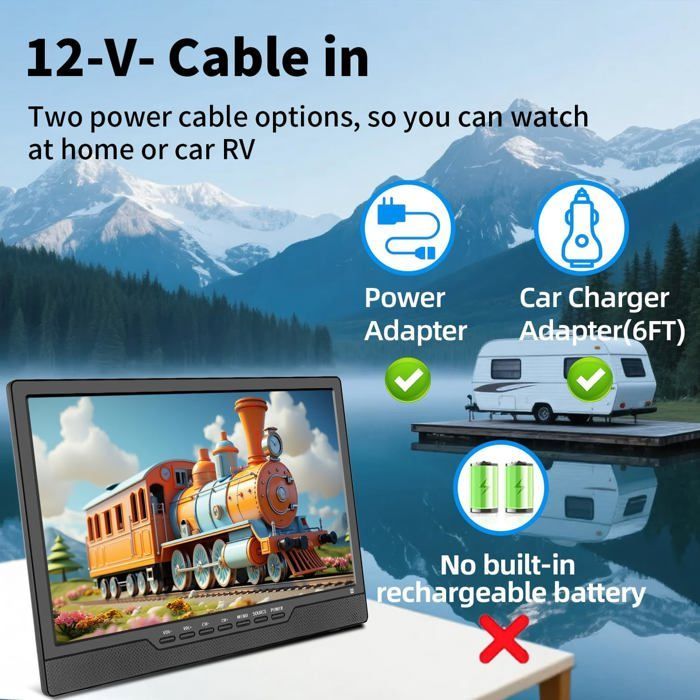 Televisor LED portátil de 14