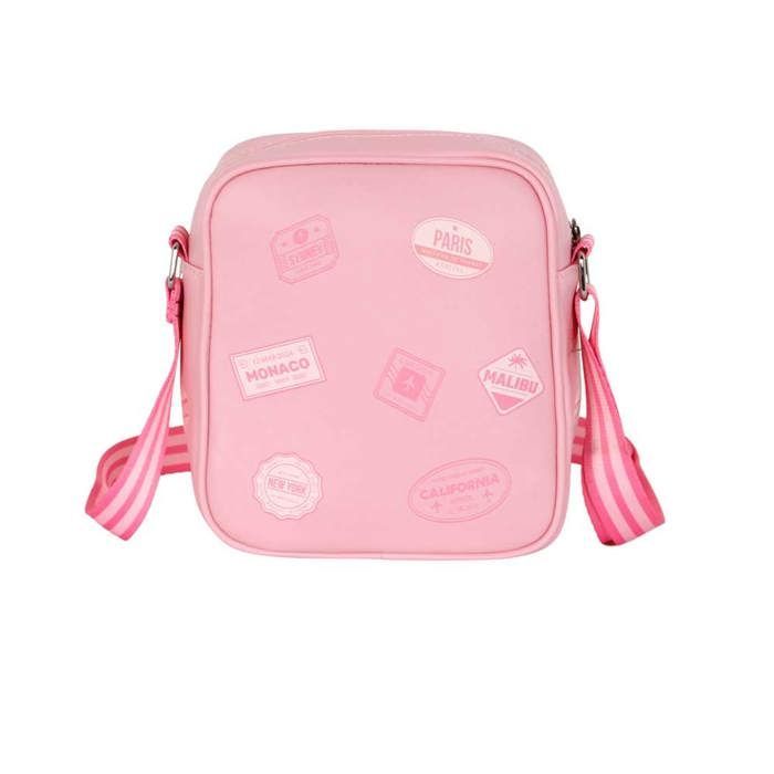 Bolso de hombro Barbie - Viaje - Rosa - Sintético - Con cremallera