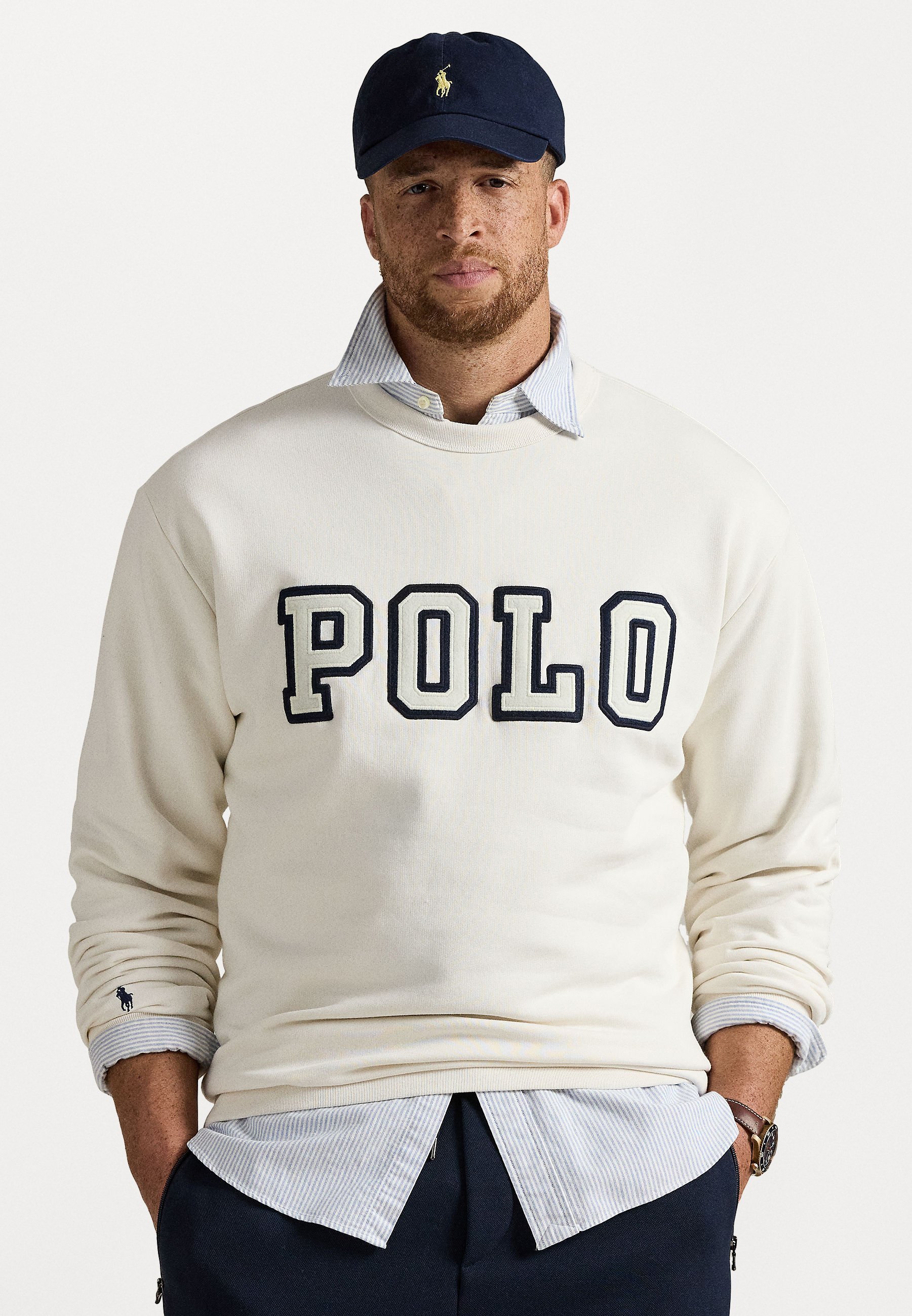 Polo Ralph Lauren Big & Tall LOGO FLEECE SWEATSHIRT - Sweatshirt - nevis