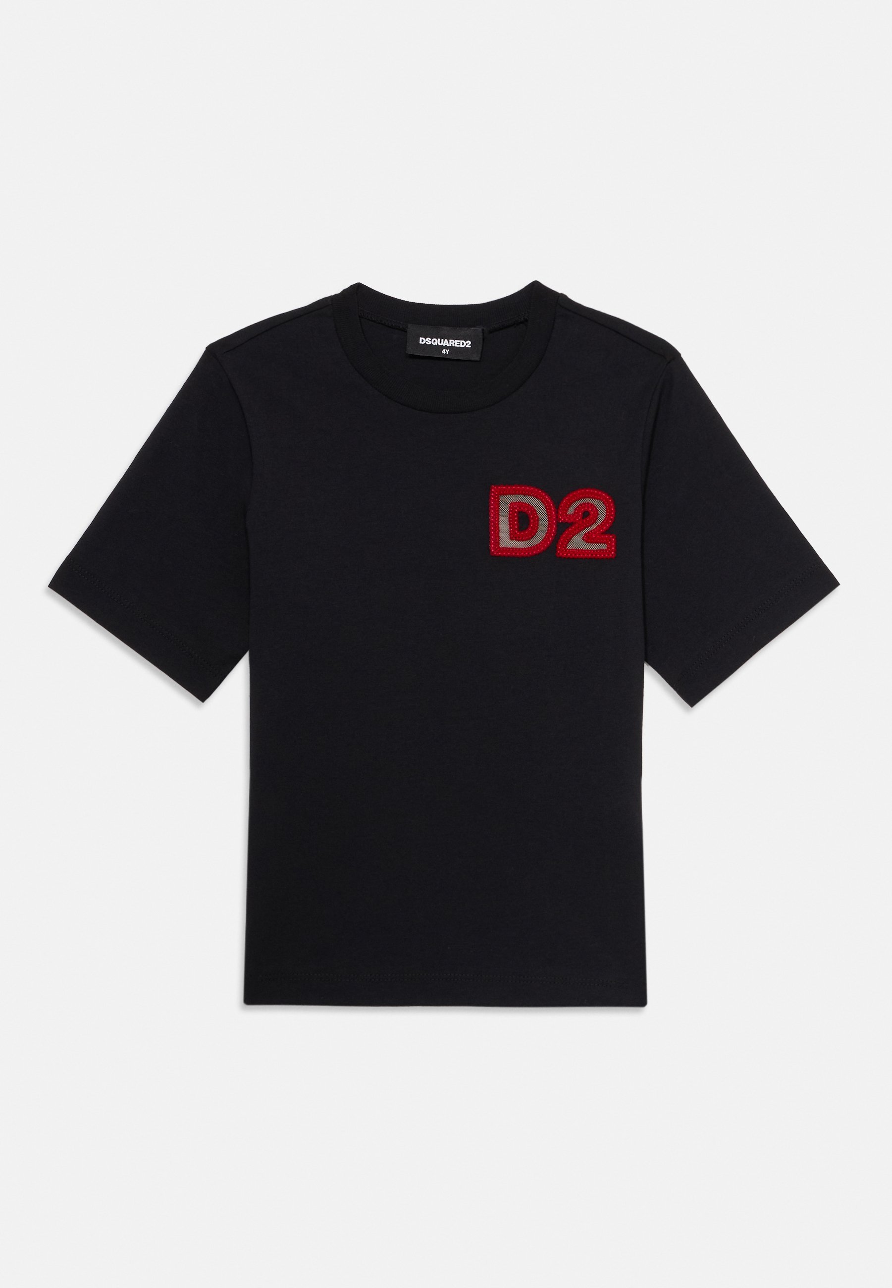 Dsquared2 Print T-shirt - zwart