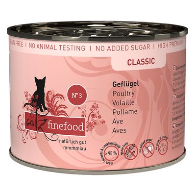 24 x 200 g catz finefood våtfoder för katter - 20 + 4 gratis!*