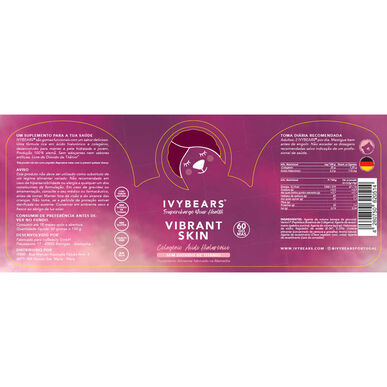 Ivy Bears Vibrant Skin 60 žvýkaček 60 žvýkaček