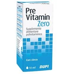 Previtamin Zero voedingssupplement met vitaminen en zink voor pasgeborenen, 10 ml druppels