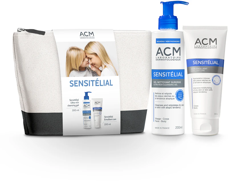 Kit de Presente ACM Sensitélial - Presente de Natal para pele seca e atópica