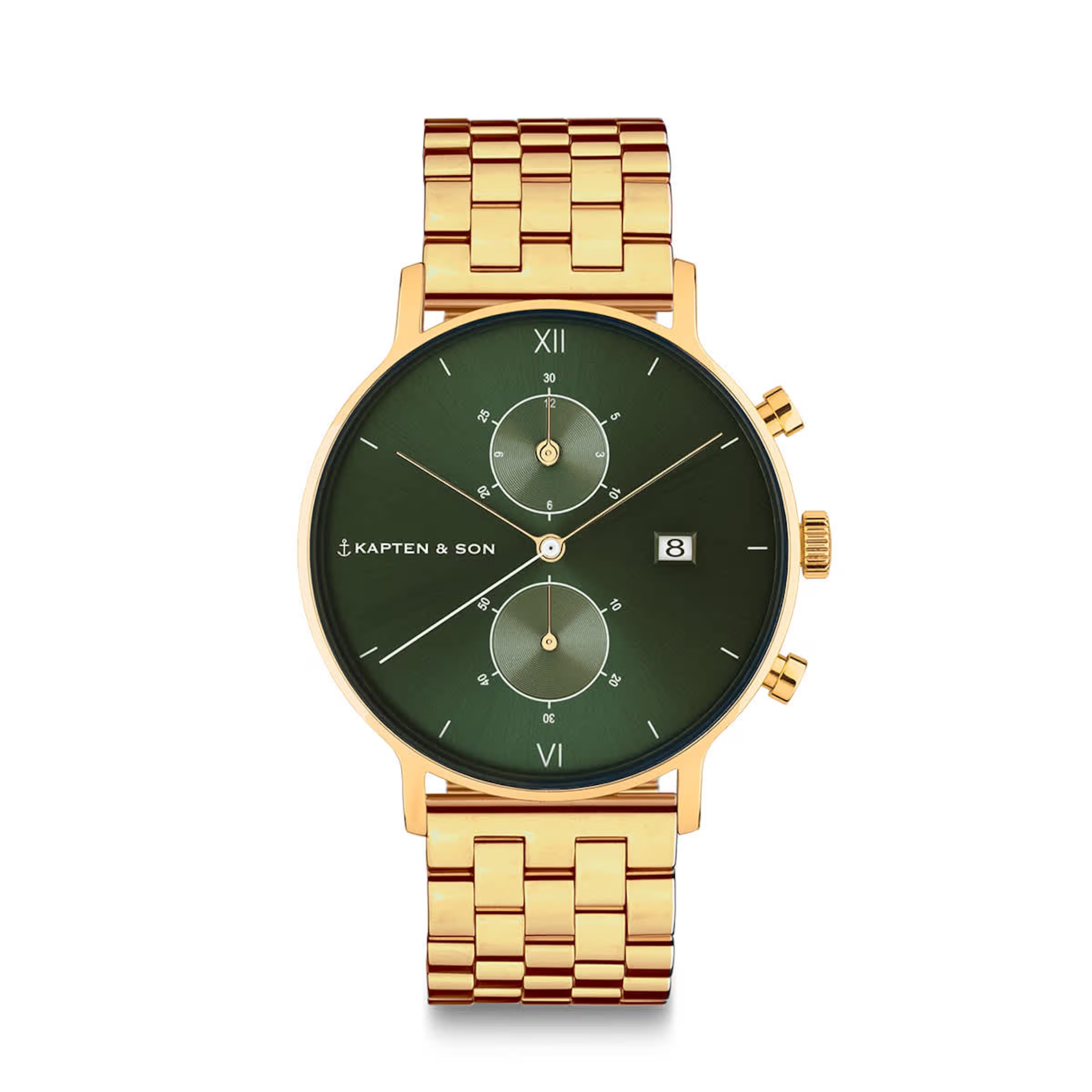 Chrono Gold Acier Vert
