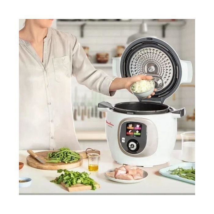 MOULINEX Cookeo - CE85BA10 - Slimme multicooker - Inhoud 6 liter - 6 kookprogramma's - 180 recepten - 1600W