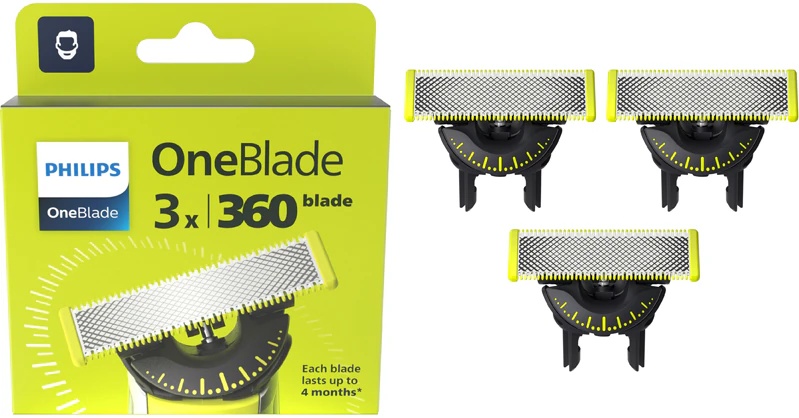 Philips OneBlade 360 QP430/50 rezerves asmeņi