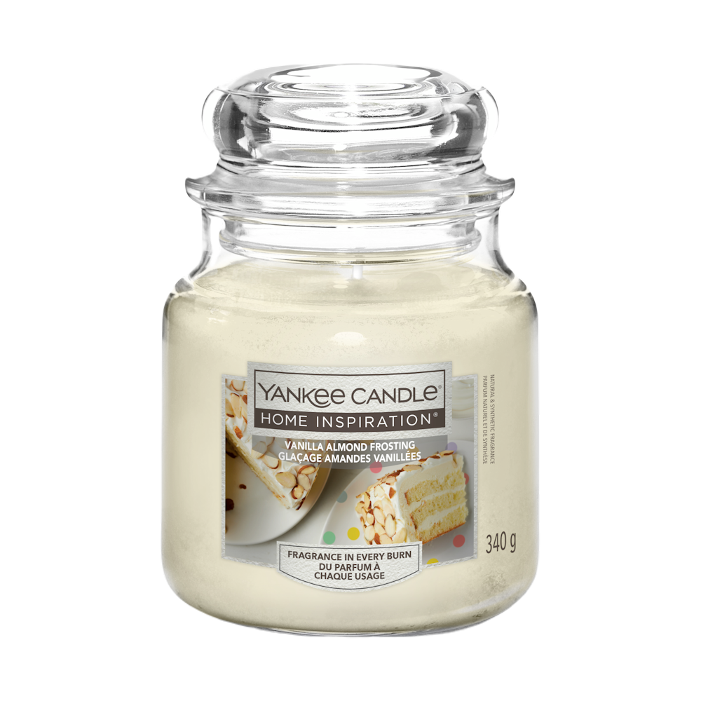 Yankee Candle Home Inspiration vanilková mandľová poleva