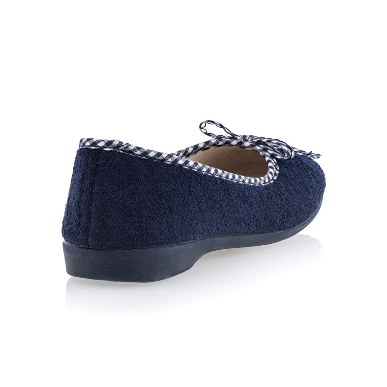 Blaue Damenpantoffeln