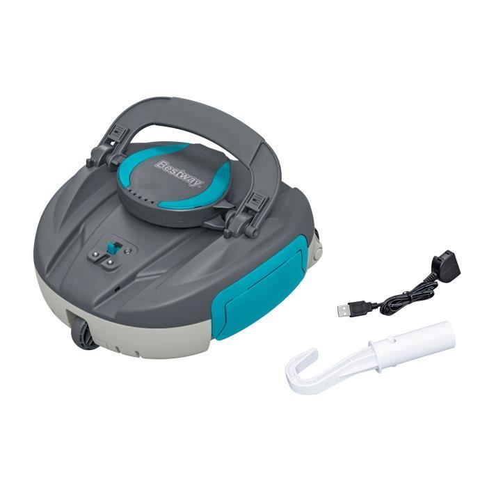 Robot aspirador - Bestway - Agathe - Recargable y autónomo - Limpieza de suelos planos - 15 m² máx.