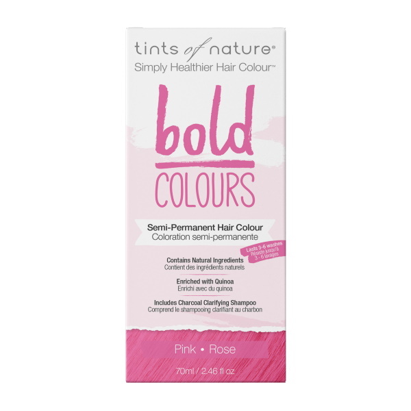 Tints of Nature Półtrwała farba do włosów w intensywnym różu 70 ml