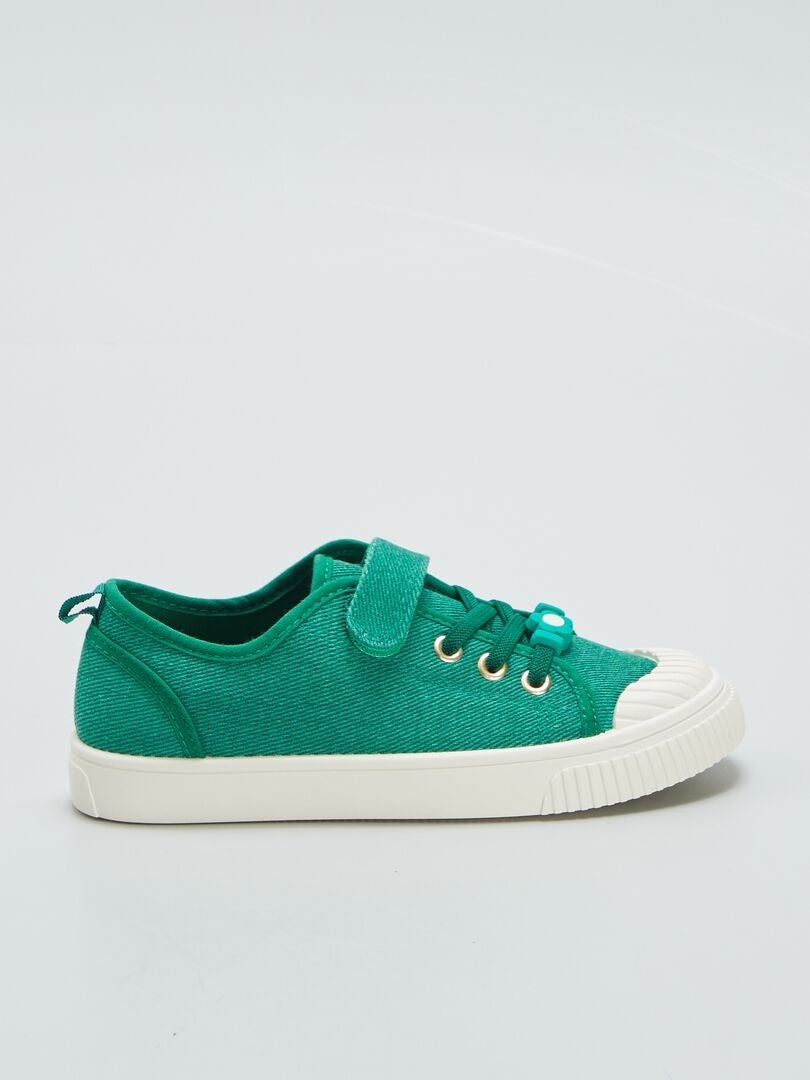 Canvas sneakers - GROEN