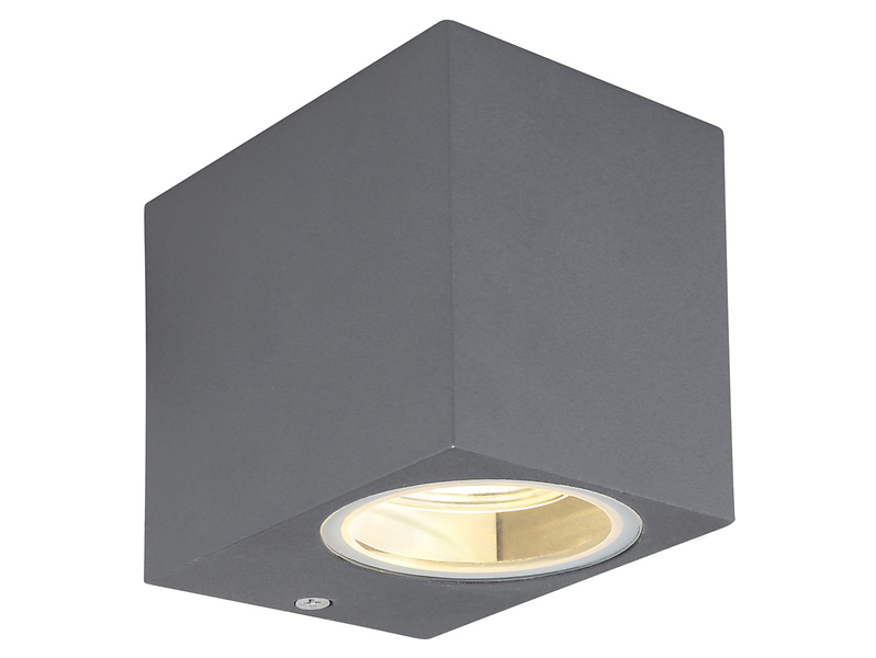 Kinkiet zewnętrzny Veronika 8,1 cm aluminiowy szary