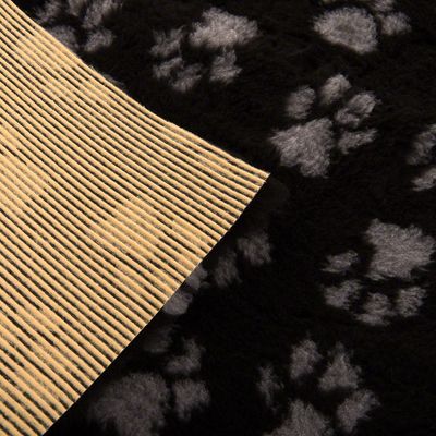 Vetbed® Isobed SL Paw Husdjursfilt - Svart / Grå