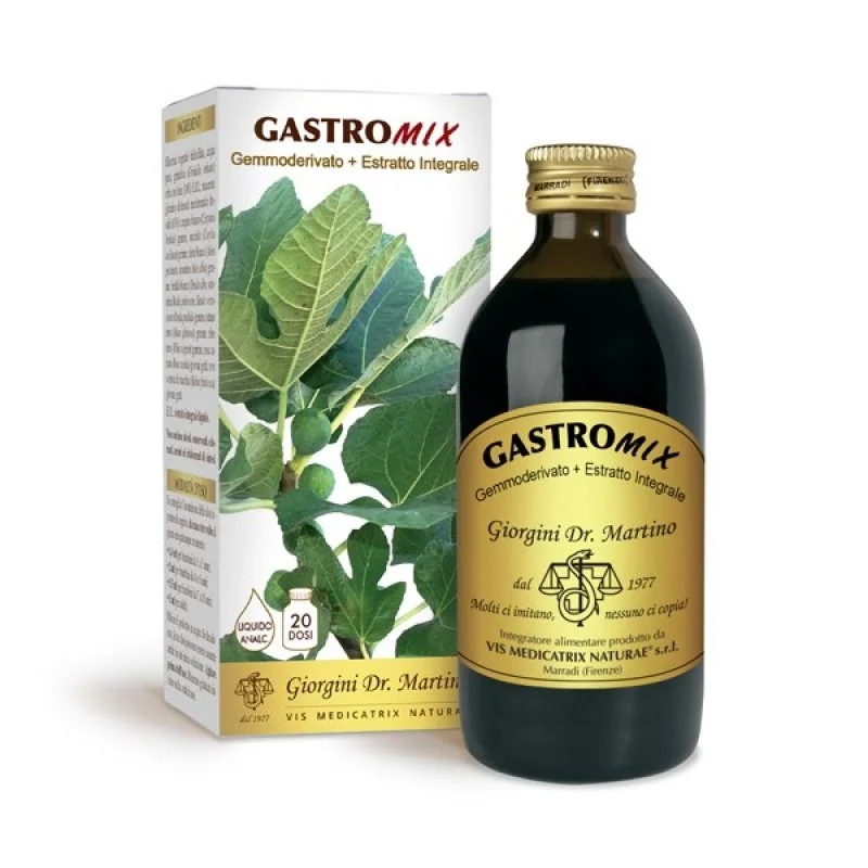 DR. GIORGINI Dr. Giorgini Gastromix Complément alimentaire liquide sans alcool pour la digestion 200 ml